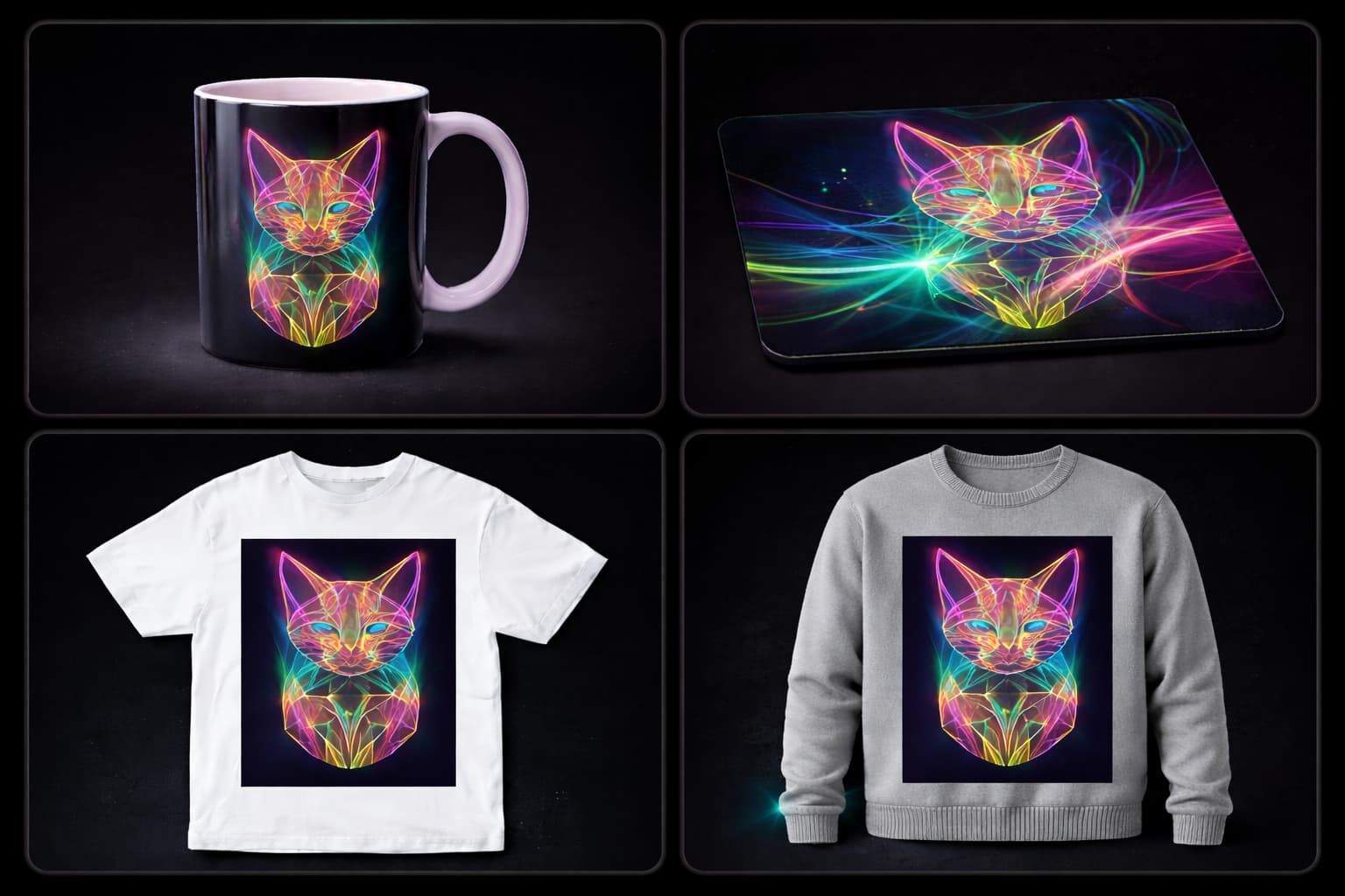 Taza, mouse pad, remera y sweater sublimados